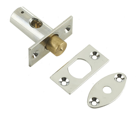High quality image of Frelan - 36mm Mortice Rack Bolt - Polished Chrome | Sku. j726pc | available to order from Trade Door Handles in Kendal.