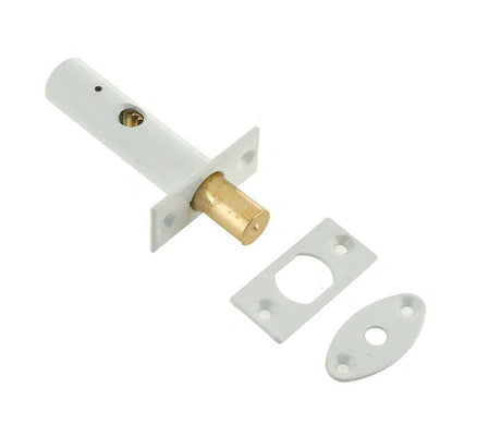 High quality image of Frelan - 62mm Mortice Rack Bolt - White | Sku. j727wh | available to order from Trade Door Handles in Kendal.