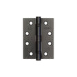 This is an image showing the Frelan - 102x76mm Stainless Steel Ball Bearing Hinges Grade 11 - Black available to order from Trade Door Handles in Kendal