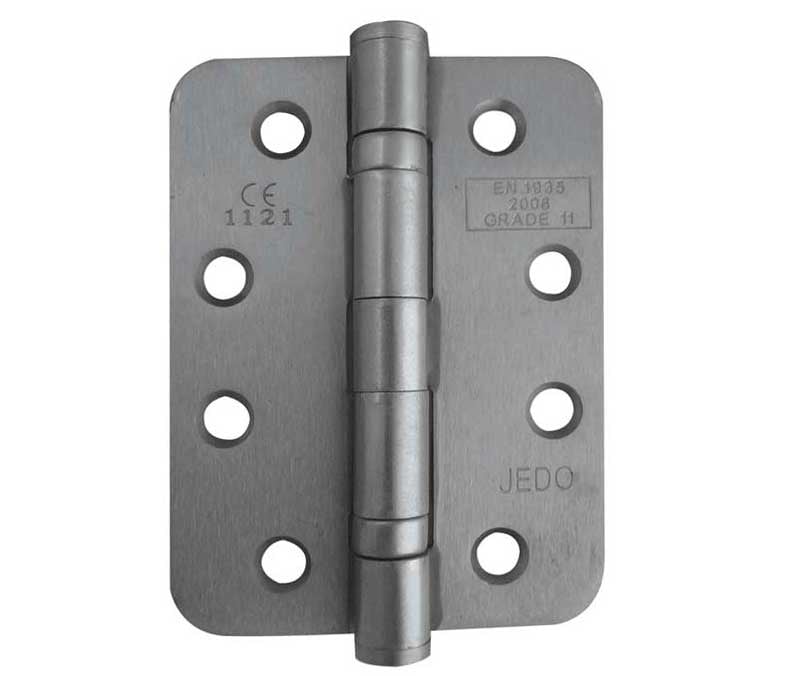 This is an image showing the Frelan - 102x76x2.7mm SN Grade 11 steel ball bearing hinge available to order from Trade Door Handles in Kendal