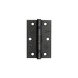 This is an image showing the Frelan - 89x58x2mm Black Steel ball bearing hinge available to order from Trade Door Handles in Kendal