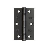 High quality image of Frelan - Jedo Steel Ball Bearing Hinges 89x58mm 89x58x2mm Black Sku. J8501BL
