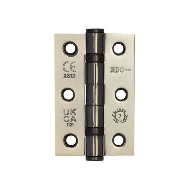 High quality image of Frelan - 76x50x2mm BN Steel ball bearing hinge Grade 7 Sku. J8502BN