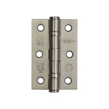 High quality image of Frelan - Jedo Grade 7 Steel Ball Bearing Hinges 76x50mm Gun Metal Sku. J8502GM