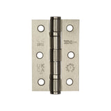High quality image of Frelan - Jedo Grade 7 Steel Ball Bearing Hinges 76x50mm Satin Nickel Sku. J8502SN