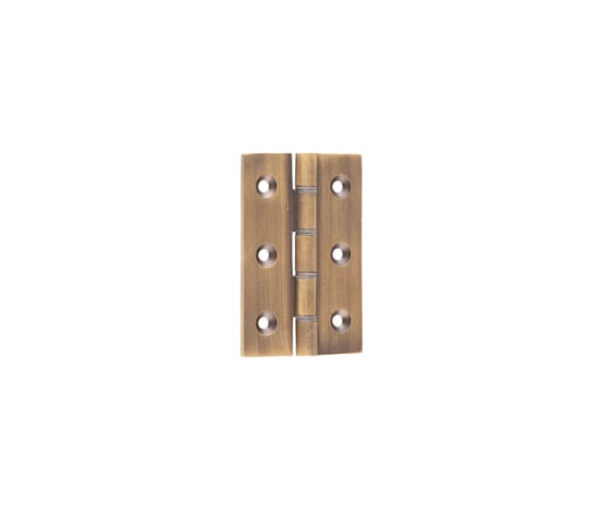 This is an image showing the Frelan - 76x50x2.5mm AB DPBW hinges available to order from Trade Door Handles in Kendal