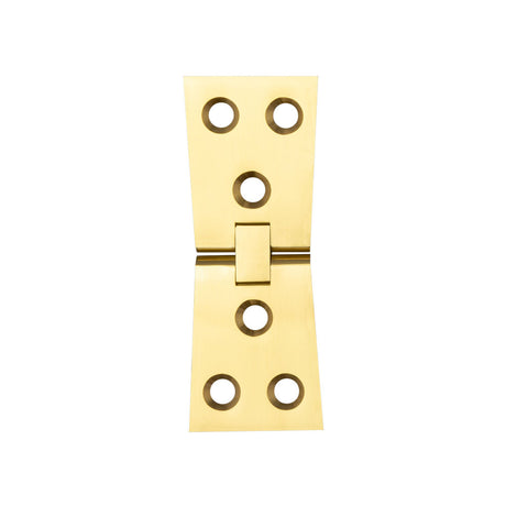 High quality image of Frelan - Jedo Counter Flap Hinge 99x40x1mm Polished Brass Sku. J9020PB