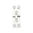 High quality image of Frelan - Jedo Counter Flap Hinge 99x40x1mm Polished Chrome Sku. J9020PC