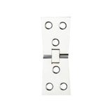 High quality image of Frelan - Jedo Counter Flap Hinge 99x40x1mm Polished Chrome Sku. J9020PC