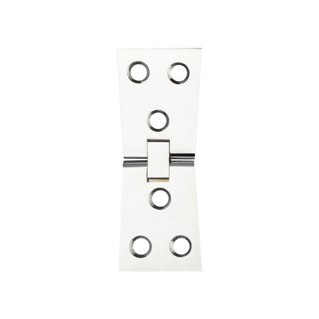 High quality image of Frelan - Jedo Counter Flap Hinge 99x40x1mm Polished Chrome Sku. J9020PC