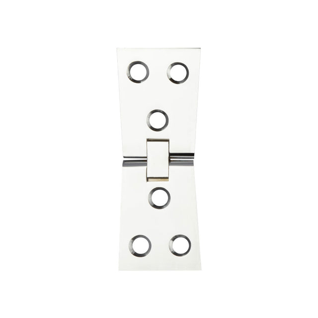 High quality image of Frelan - Jedo Counter Flap Hinge 99x40x1mm Polished Chrome Sku. J9020PC