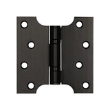 High quality image of Frelan - Parliament Ball Bearing Hinge 102x102x3mm Matt Black Sku. J9449MB