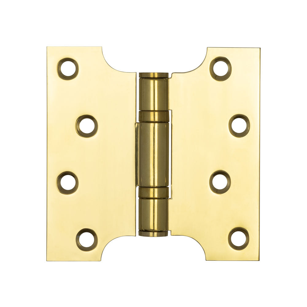 High quality image of Frelan - Parliament Ball Bearing Hinge 102x102x3mm Brass Finish Sku. J9449PVD