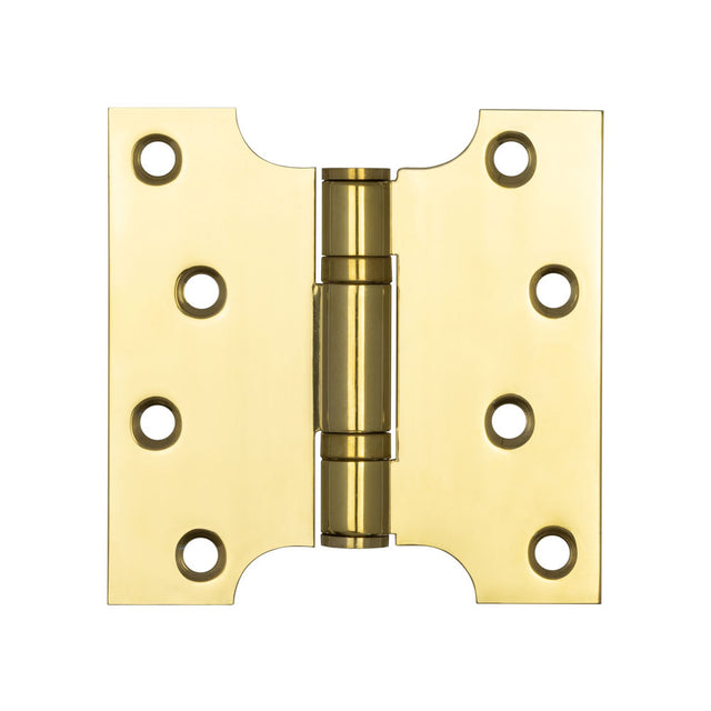 High quality image of Frelan - Parliament Ball Bearing Hinge 102x102x3mm Brass Finish Sku. J9449PVD