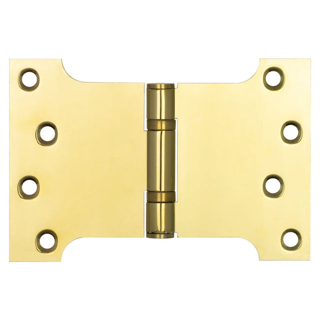 High quality image of Frelan - 102x152x3mm Brass Finish Parliament Ball Bearing Hinge Sku. J9469PVD