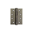 This is an image showing the Frelan - 102x76mm Grade 202 Stainless Steel Ball Bearing Hinges Grade 13 - Dark available to order from Trade Door Handles in Kendal