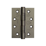 High quality image of Frelan - Certifire Stainless Steel Grade 13 Ball Bearing Hinges 102x76x3mm Dark Bronze Sku. J9500DB