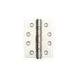 This is an image showing the Frelan - 102x76mm Grade 202 Stainless Steel Ball Bearing Hinges Grade 13 - Polis available to order from Trade Door Handles in Kendal