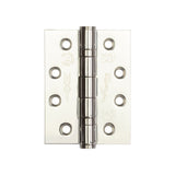 High quality image of Frelan - Certifire Stainless Steel Grade 13 Ball Bearing Hinges 102x76x3mm Polished Stainless Steel Sku. J9500PSS