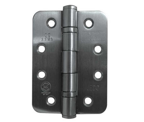 This is an image showing the Frelan - 102x76x3mm SSS Grade 13 radius ball bearing hinge available to order from Trade Door Handles in Kendal