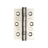 High quality image of Frelan - Jedo Stainless Steel Grade 7 Ball Bearing Hinges 76x50mm Polished Stainless Steel Sku. J9502PSS