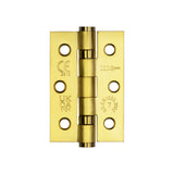 High quality image of Frelan - Jedo Stainless Steel Grade 7 Ball Bearing Hinges 76x50mm Satin Brass Sku. J9502SB