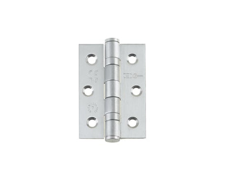 This is an image showing the Frelan - 76 x 50mm Stainless Steel Ball Bearing Hinges - SSS available to order from Trade Door Handles in Kendal