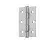 This is an image showing the Frelan - 76x50mm Grade 202 Stainless Steel Washered Hinges Grade 7 - Polished St available to order from Trade Door Handles in Kendal