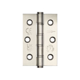 High quality image of Frelan - Jedo Stainless Steel Grade 7 Washered Hinges 76x50mm Satin Stainless Steel Sku. J9504SSS