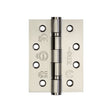 High quality image of Frelan - Certifire Stainless Steel Grade 13 Ball Bearing Hinges (PCK 3) 102x76x3mm Satin Stainless Steel Sku. J9533SSS