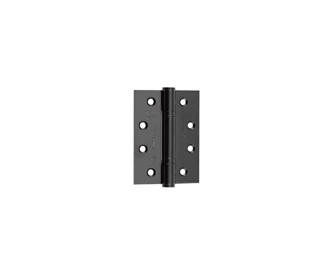 This is an image showing the Frelan - 102x76x3mm BL 3 Knuckle PBH Matt black available to order from Trade Door Handles in Kendal