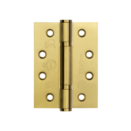 High quality image of Frelan - Certifire Stainless Steel Grade 13 Polymer Bearing Hinge 3 Knuckle Satin Brass Sku. J9603SB