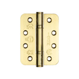 High quality image of Frelan - Certifire Stainless Steel Grade 13 Radiused Polymer Bearing Hinges 3 Knuckle (PCK 3) 102x76x3mm Bras Sku. J9633PVD