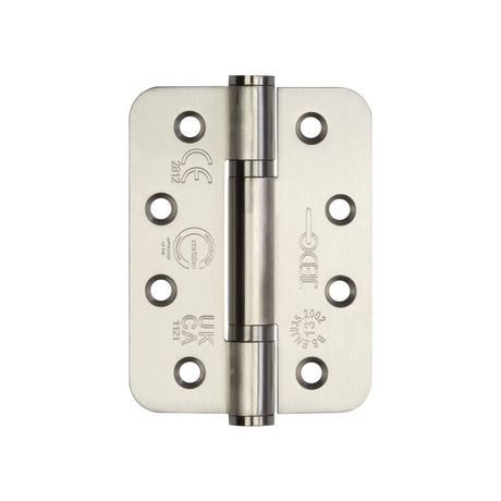 High quality image of Frelan - Certifire Stainless Steel Grade 13 Radiused Polymer Bearing Hinges 3 Knuckle (PCK 3) 102x76x3mm Sati Sku. J9633SSS