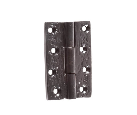 This is an image showing the Frelan - Butt Hinge 76 x 52mm - Antique Black available to order from Trade Door Handles in Kendal