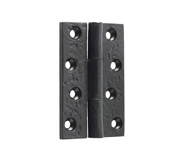 This is an image showing the Frelan - Butt Hinge 102 x 68mm - Antique Black available to order from Trade Door Handles in Kendal