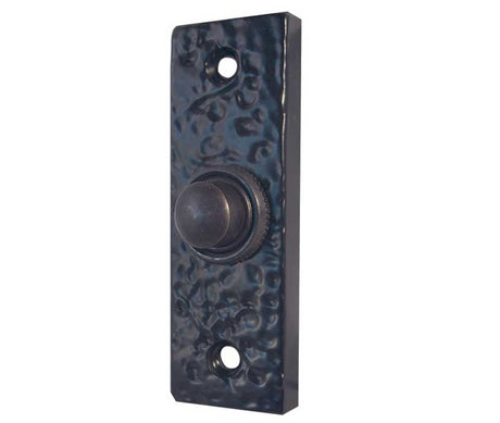 This is an image showing the Frelan - Bell Push - Antique Black available to order from Trade Door Handles in Kendal