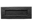 This is an image showing the Frelan - Letterplate Overall 270 x 115mm - Antique Black available to order from Trade Door Handles in Kendal