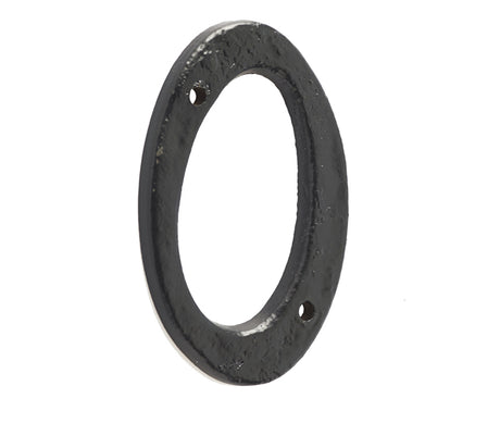 High quality image of Frelan - Antique Door Numerals Black No. 0 Sku. JAB15-0