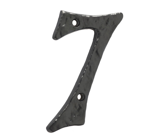 High quality image of Frelan - Antique Door Numerals 7 Black No. 7 Sku. JAB15-7