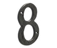 High quality image of Frelan - Antique Door Numerals 8 Black No. 8 Sku. JAB15-8