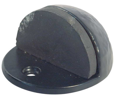 High quality image of Frelan - Antique Floor Mounted Doorstops 44x26mm Black Sku. JAB186