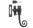 High quality image of Frelan - Antique Range Locking Fasteners 100mm Black Sku. JAB19R
