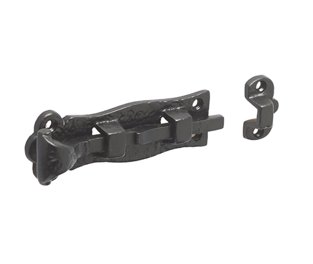 High quality image of Frelan - Antique Straight Bolts 125mm Black Sku. JAB39