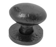 High quality image of Frelan - Oval Cupboard Knob 38mm Black Sku. JAB45