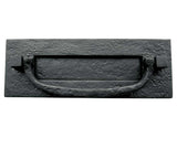 High quality image of Frelan - Antique Postal Knocker 305x112mm Black Sku. JAB46