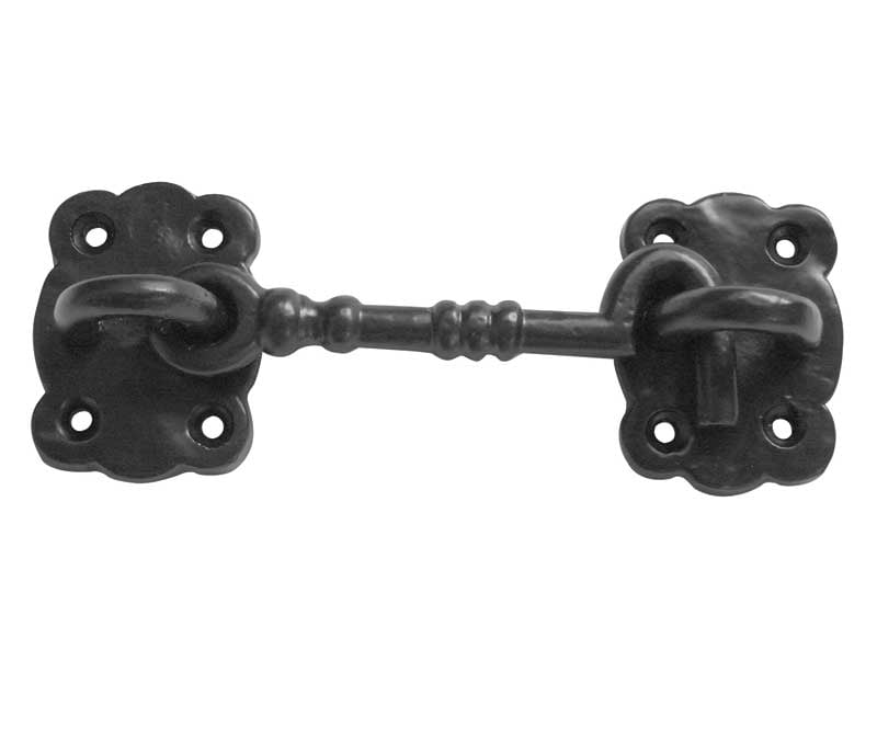 This is an image showing the Frelan - Cabin Hook 140mm - Antique Black available to order from Trade Door Handles in Kendal