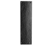 This is an image showing the Frelan - Finger Plate 75 x 300mm - Antique Black available to order from Trade Door Handles in Kendal