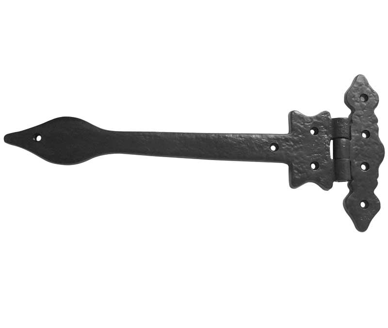 This is an image showing the Frelan - Tee Hinges 300mm - Antique Black available to order from Trade Door Handles in Kendal