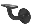 This is an image showing the Frelan - Handrail Bracket 76mm - Antique Black available to order from Trade Door Handles in Kendal